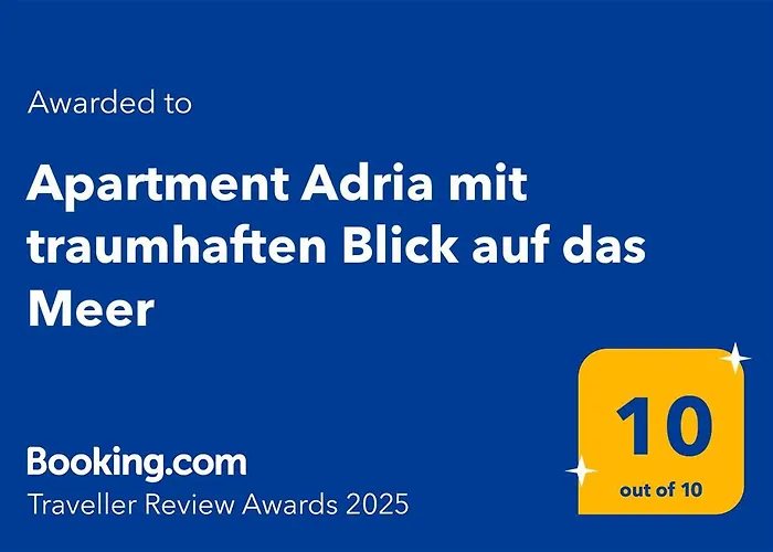 公寓 Adria Mit Traumhaften Blick Auf *