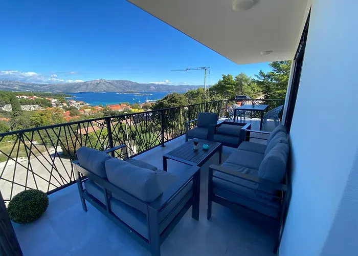 Adria Mit Traumhaften Blick Auf * Lumbarda