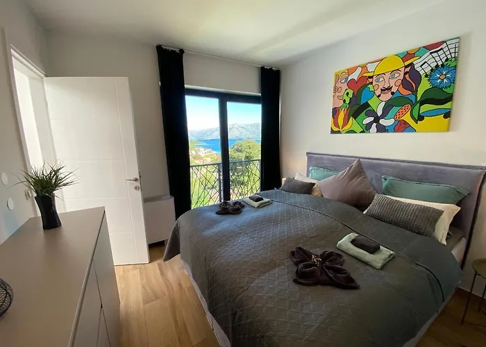 Adria Mit Traumhaften Blick Auf Appartement Lumbarda