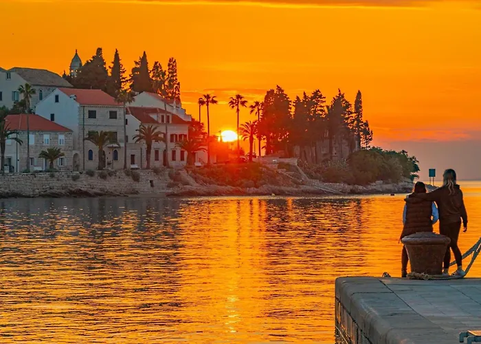 Adria Mit Traumhaften Blick Auf * Lumbarda